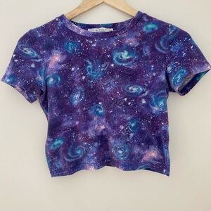 Birds of North America cropped t-shirt